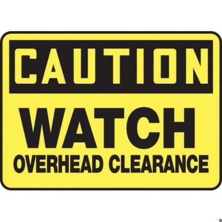 Accuform OSHA CAUTION SAFETY SIGN WATCH MECR612XL MECR612XL